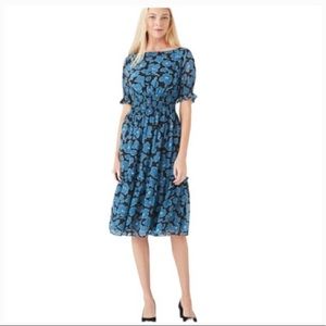 Kate spade - Dark Peacock Floral Flare Dress
